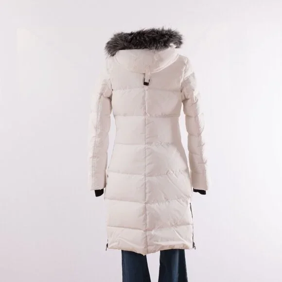 Pajar Canada White Long Down Parka Size US Small - Picture 6 of 13